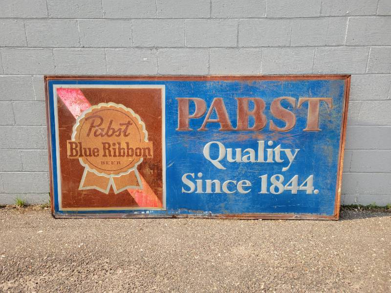 Vintage Heileman's Old Style Beer Sign - Electric Coach Light Wall Lamp 14