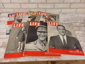 lot 193 image: (8) Vintage LIFE Magazines - 1940s, 1960s & 1970s