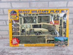 lot 273 image: Fast Lane Trucks Giant Military Play Set
