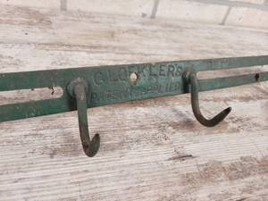 lot 351 image: Antique GLOEKLERS Meat Hanging Hooks