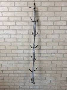 lot 379 image: Antique Galvanized Steel Hanging Meat Hook - NO SHIPPING