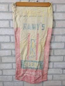 lot 388 image: Vintage RAMYS Seed Co. Sack - Mankato, MN