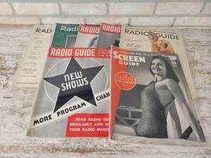 lot 398 image: (7) 1930s Radio Guide Magazine & Screen Guide Magazine