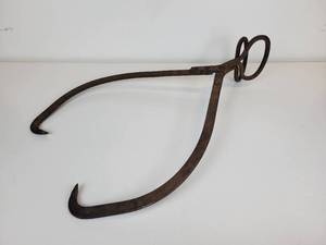lot 79 image: Pair of Antique Ice Tongs