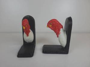 lot 88 image: Pair of Dotson Iron Casting Turkey Bookends