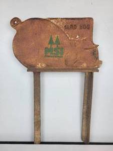 lot 92 image: Dotson Iron Casting Yard Hog Boot Scraper - MSI Insurance