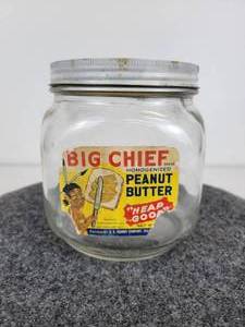 lot 120 image: Big Chief Peanut Butter Jar