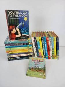 lot 206 image: Lot of (23) 1960s All About Books, 1959 You Will Go to the Moon, and 1954 Roy Rogers Surprise for Donnie