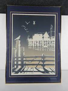lot 254 image: Embossed Evening Print - Signed by the Artist Roy Williams - NO SHIPPING