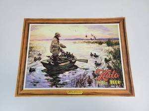 lot 25 image: Vintage Kato Beer Print