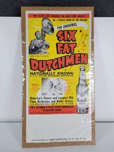 lot 341 image: Six Fat DutchmenSchells Beer Advertisement
