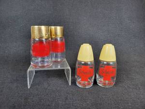 lot 430 image: Two Pairs of Schmidts Beer Salt & Pepper Shakers - The Set on the Left is a Safety Award from the St. Paul Plant