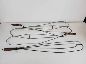 lot 447 image: Lot of (3) Vintage Rug Beaters