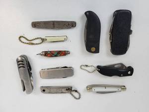 lot 522 image: Lot of (10) Pocket Knives