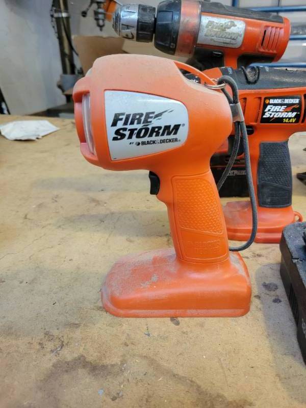 At Auction: Powered on Black & Decker Fire storm saw