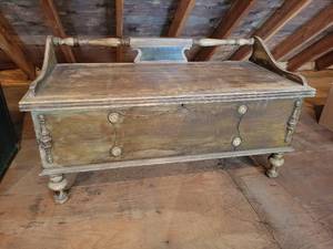 lot 385 image: Vintage CEDAR Chest - Contents Included - NO SHIPPING