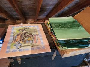 lot 393 image: Lot of Daytons and Marshall Fields Bags - Alice in Wonderland Bag
