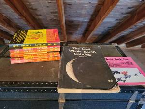 lot 394 image: 1960s & 1970s HERTERS Catalogs and 1971 The LAST Whole Earth Catalog