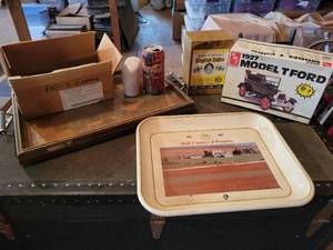 lot 419 image: Vintage Cannon AE-1 Camera, Serving Tray, Model T Ford Model and More - NO SHIPPING