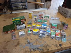 lot 46 image: Large Lot of Packages of Screws and Fasteners