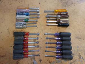 lot 64 image: Lot of (25) Assorted Nut Drivers