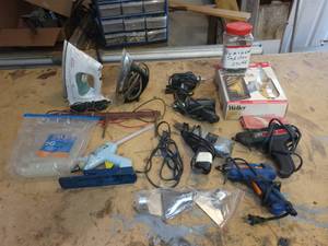 lot 75 image: Large Lot of Soldering and Hoy Glue Guns and Supplies