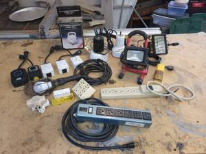 lot 85 image: LED Work light, Halogen Lights, Trouble Light and More - NO SHIPPING