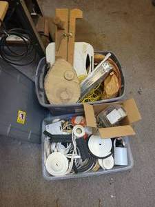 lot 93 image: Large Lot of Weather Stripping, Wire, Rope, Drawer Slides,