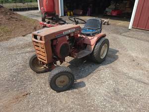 lot 18 image: Vintage Wheelhorse Electro 12 Automatic Lawn Tractor for Parts or Repair - Motor is Free - NO SHIPPING