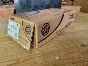 lot 142 image: NEW King electric Kickspace Electric Heater - Model KT2415-MW-W - 208240V