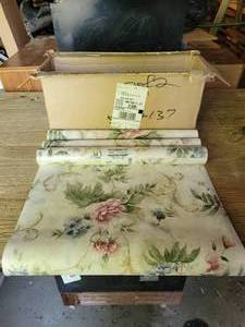 lot 170 image: Lot of (12) Full Rolls and (2) Partial Rolls of Wall Paper - NO SHIPPING