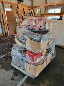 lot 194 image: PALLET LOT of Assorted Electronics for parts or scrap