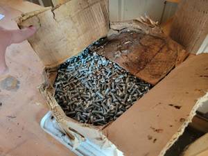 lot 223 image: Box of 14 x 34 Machine Screws - NO SHIPPING