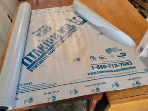 lot 232 image: Partial Roll of TITANIUM UDL 30 Roof Underlay - NO SHIPPING