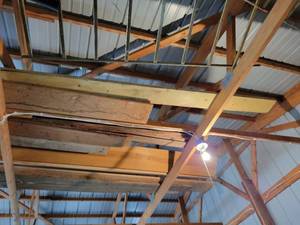 lot 243 image: All Lumber and More in the Rafters - 10 Tall Ceiling - NO SHIPPING