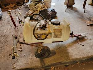 lot 276 image: North Star 15 Gallon Pull Behind Sprayer - 12V Pump - NO SHIPPING