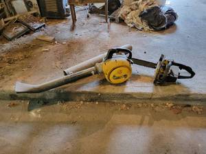 lot 278 image: McCulloch Gas Leaf Blower and Chainsaw - Untested - NO SHIPPING