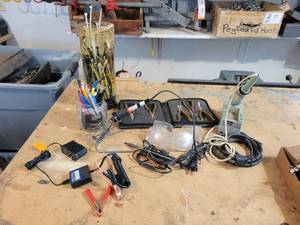 lot 453 image: Lot of Soldering Irons, Zip Ties, Nippers, and More