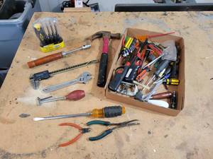 lot 467 image: Lot of Misc. Hand Tools - Screwdrivers, Pliers, and More