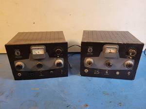 lot 1047 image: (2) E.F. Johnson Viking Adventurer HAM Radio Transmitters Model No. 240-181 - Untested