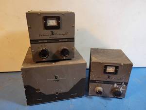 lot 1053 image: (2) E.F. Johnson Viking VFO Model No. 122  Match Box (Case Only) - All Untested