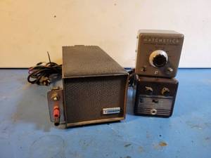 lot 1058 image: E.F. Johnson Matchstick, Signal Sentry and Power Supply