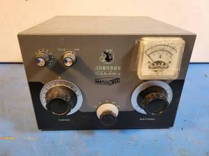 lot 1084 image: E.F. Johnson Viking Matchbox Antenna Tuner - Untested