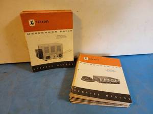 lot 1110 image: (23) E.F. Johnson Company Service Manuals