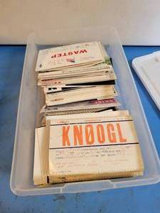 lot 1122 image: Large Lot of Vintage Amateur Radio Postcards