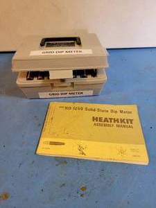 lot 1125 image: Heathkit Solid State Dip Meter with Manual - Model No. HD-1250