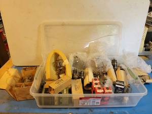 lot 1157 image: Lot of Large Vacuum Tubes - See Description for Details