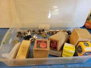 lot 1159 image: Lot of Large Vacuum Tubes - See Description for Details