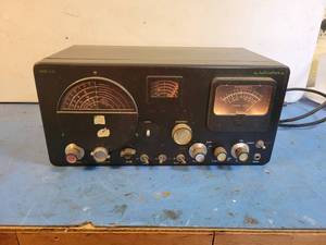 lot 1176 image: hallicrafters Model No. S-76 HAM Radio Receiver - Powers On