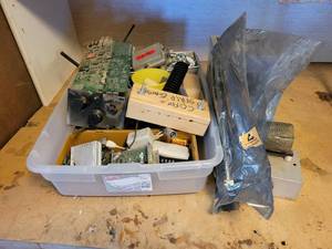 lot 1199 image: Tote full of Miscellaneous Electronics, Parts and More
